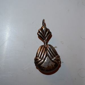 Vintage Sterling Silver Antique Perfume Bottle Pendant And Atomizer c. 1920-1930